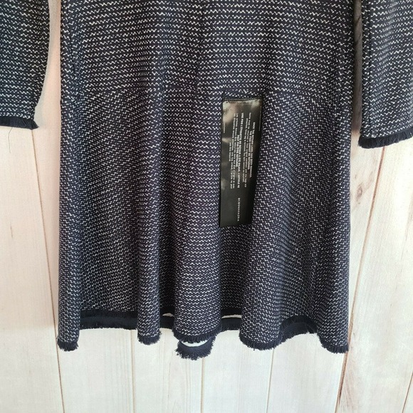 BCBGMAXAZRIA Linza Fringe Trim Knit Fit & Flare Dress XS NWT - Picture 10 of 12